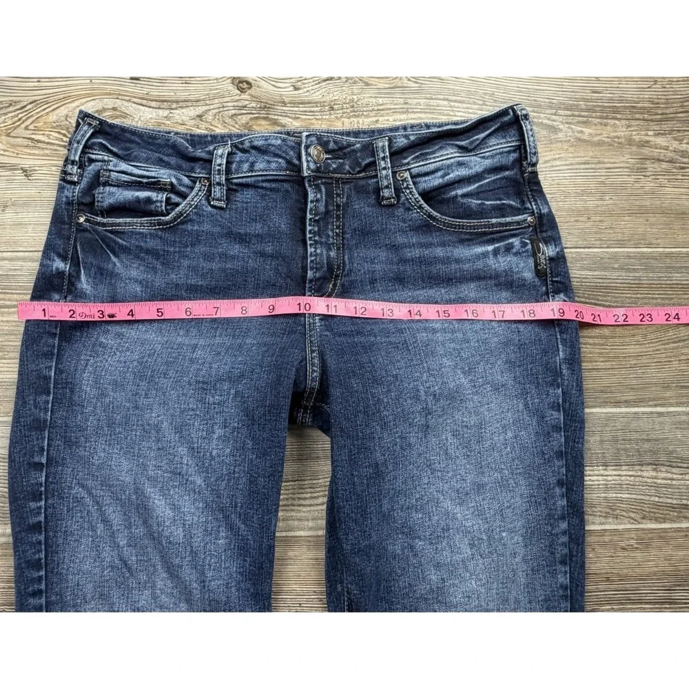 Silver Suki Slim Boot Jeans Women's 34x32 Medium Wash Denim‎ Medium Wash Stretch